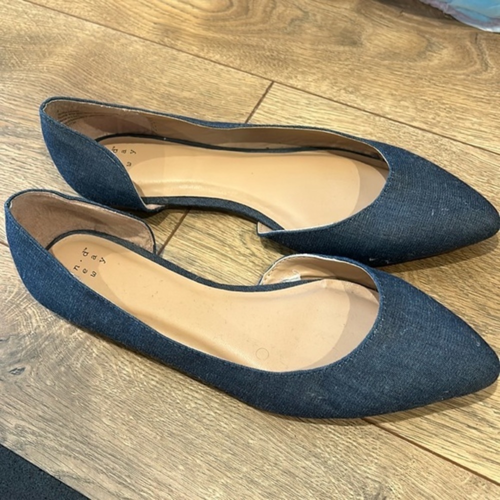 A New Day Women's Denim Flats